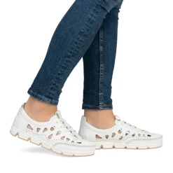 Tennis Et Baskets Mode Rieker 49956-80 Weiss
