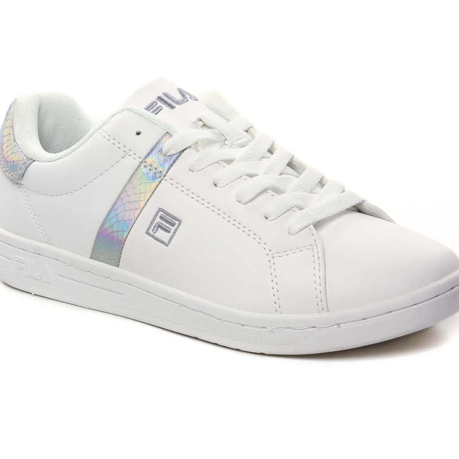 Tennis Fila Crosscourt White Silver