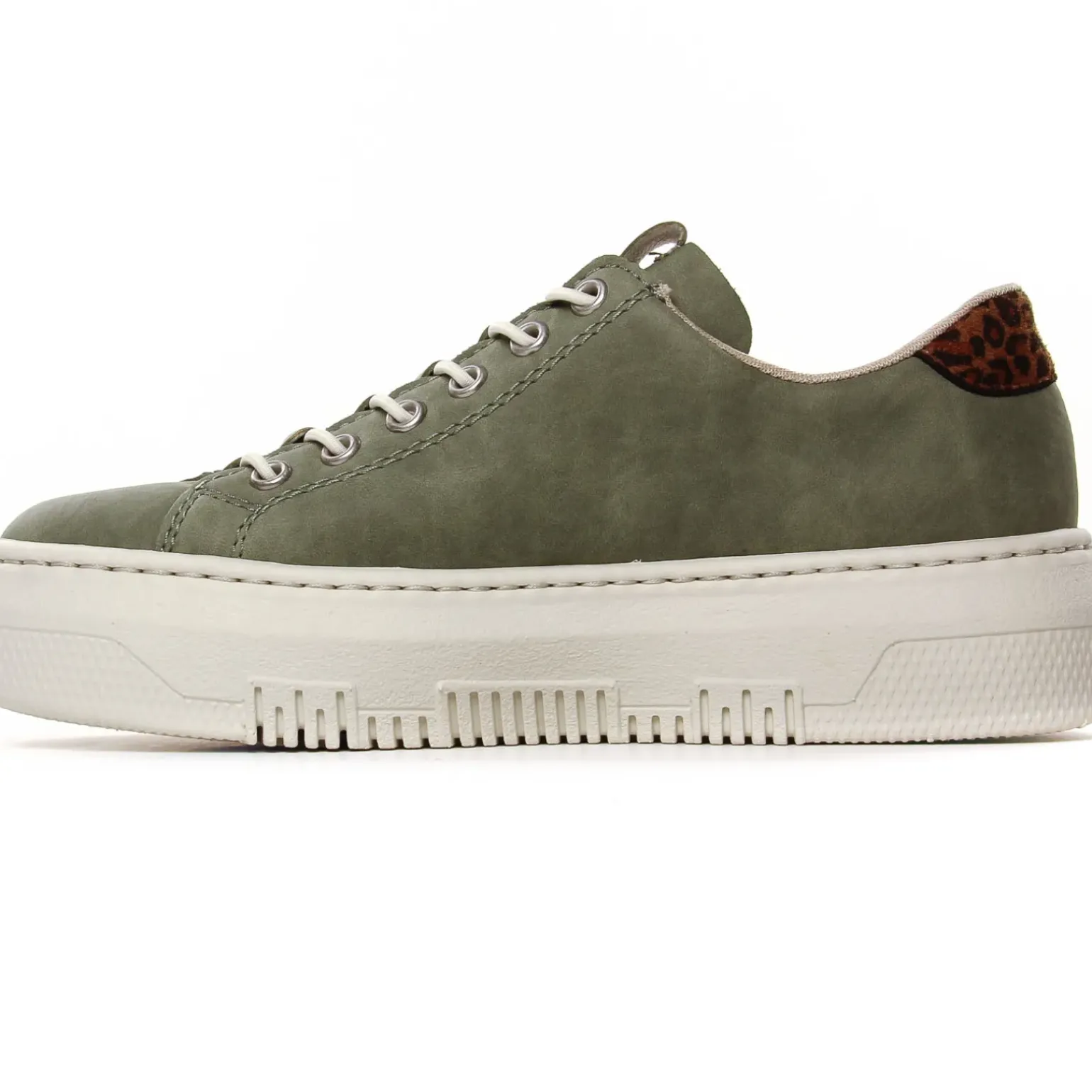 Tennis Plateforme Rieker M1952-52 Kaki Leop