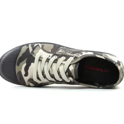 Tennis Toile Les Tropeziennes Chaz Gris Camouflage