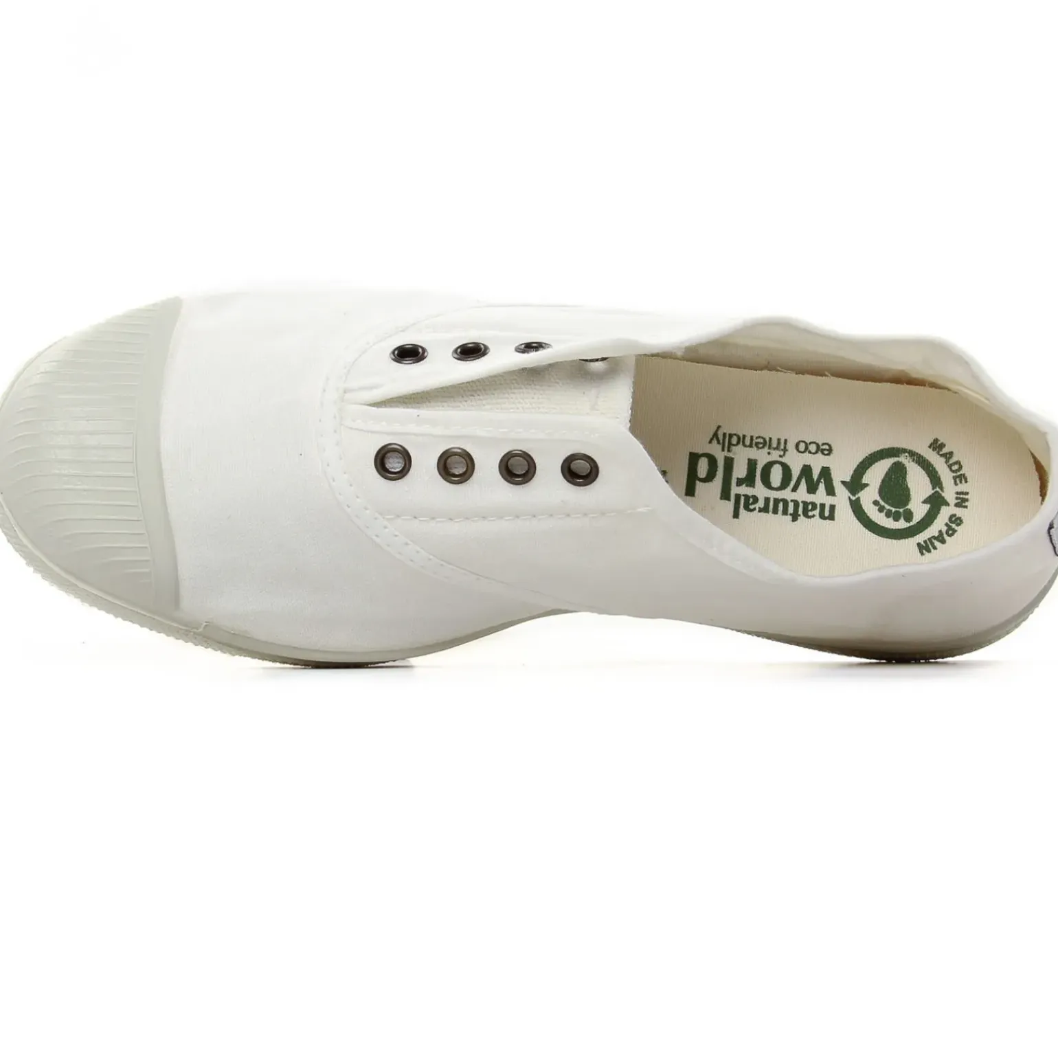Tennis Toile Natural World 102 blanc
