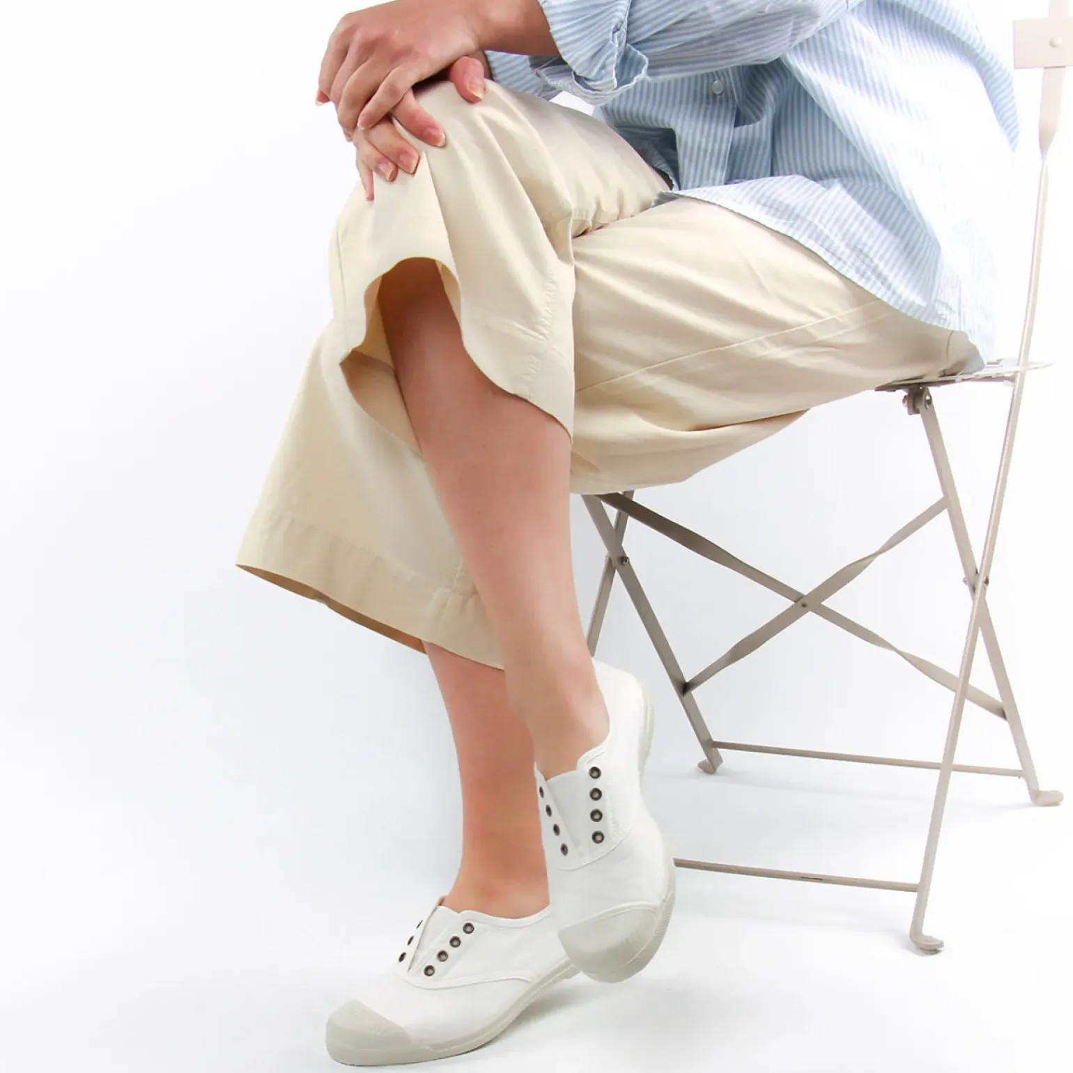 Tennis Toile Natural World 102 blanc
